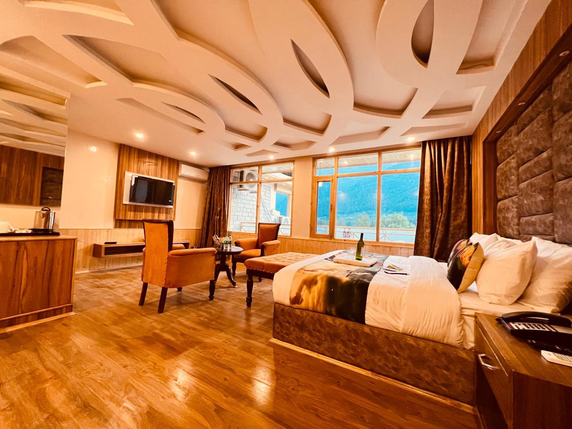 Hill River Resort - Central Heated & Air Cooled - Near Mall Road , Best Property Of Manali 2024- 2025 المظهر الخارجي الصورة